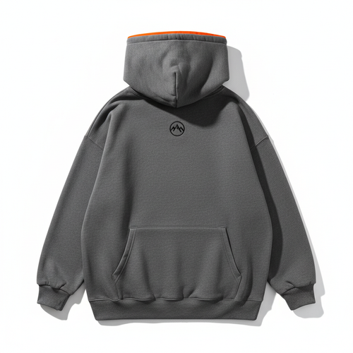 Unisex Heavyweight Pullover Hoodie - Back View